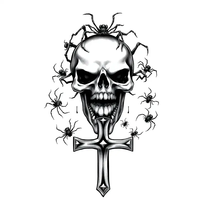 Exemple de tatouage Horror
