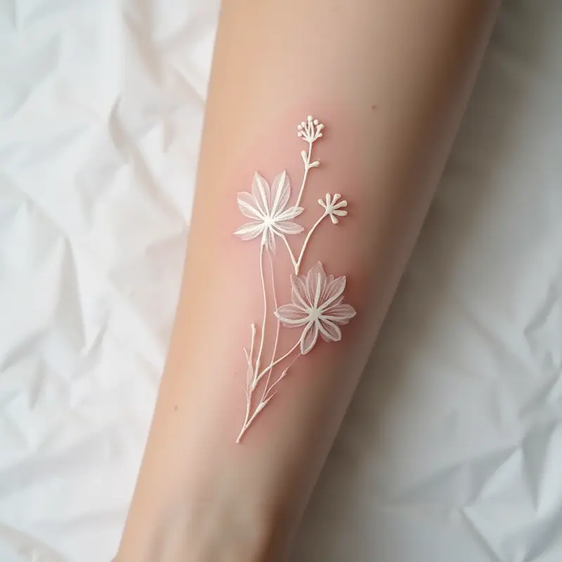 Tatouage ghost ink blackwork