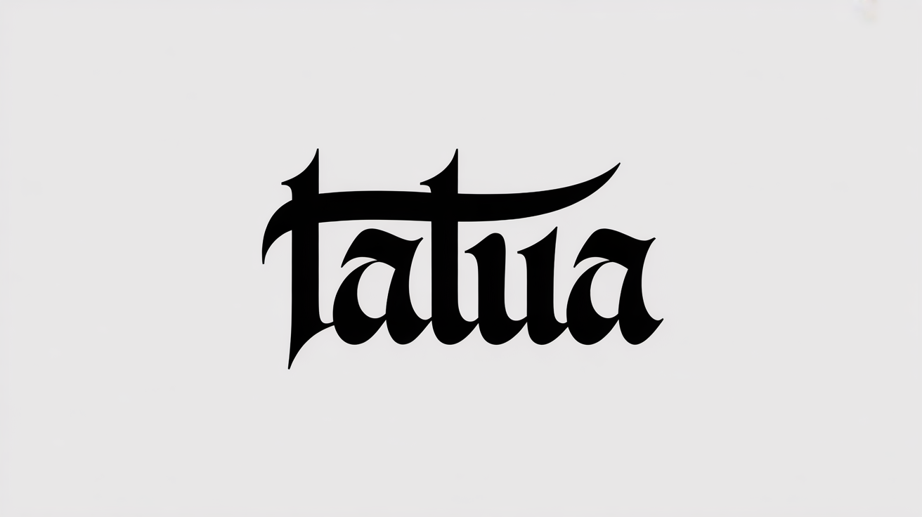 Aperçu de la police de tatouage Diwani