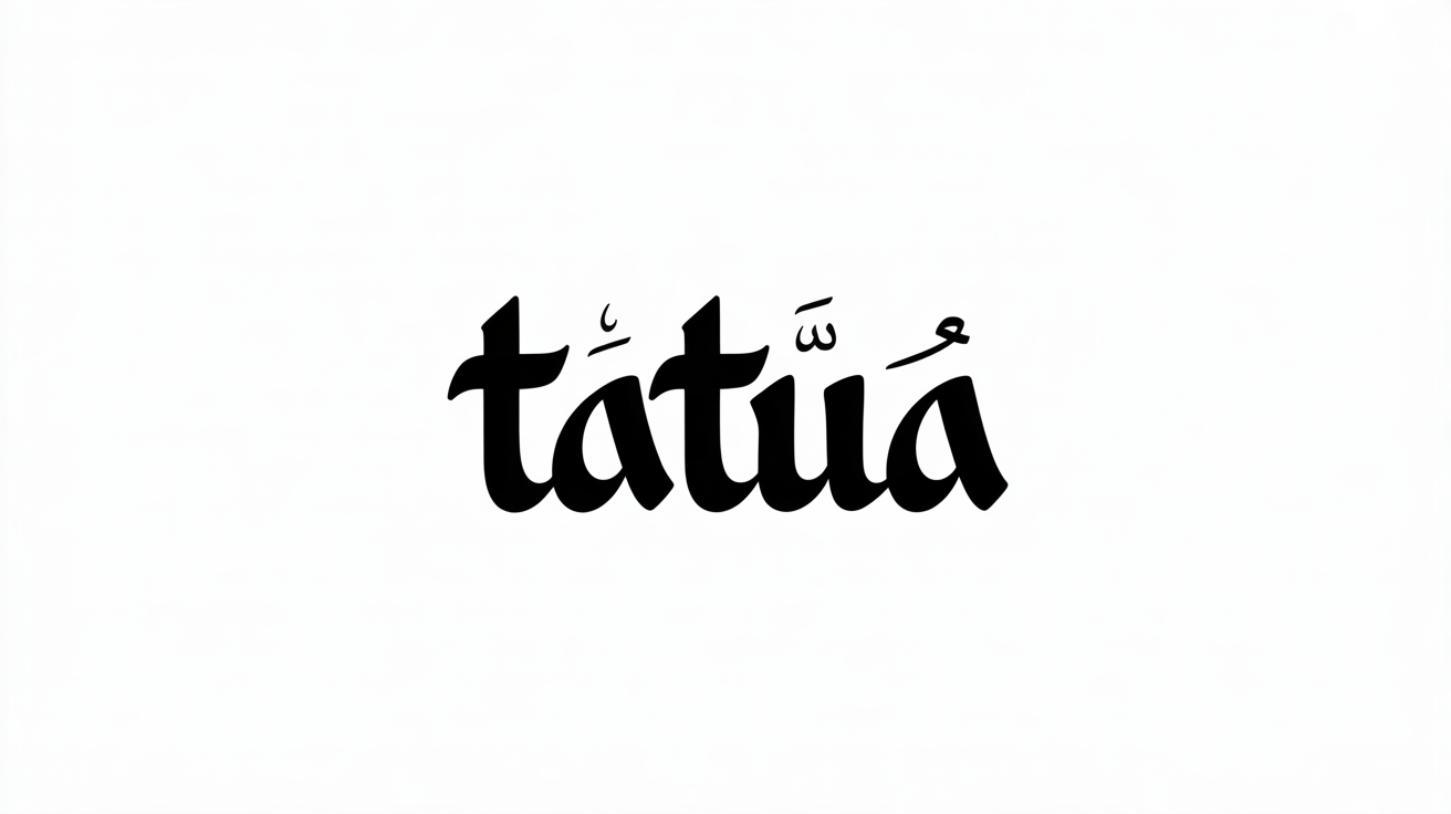 Aperçu de la police de tatouage Naskh