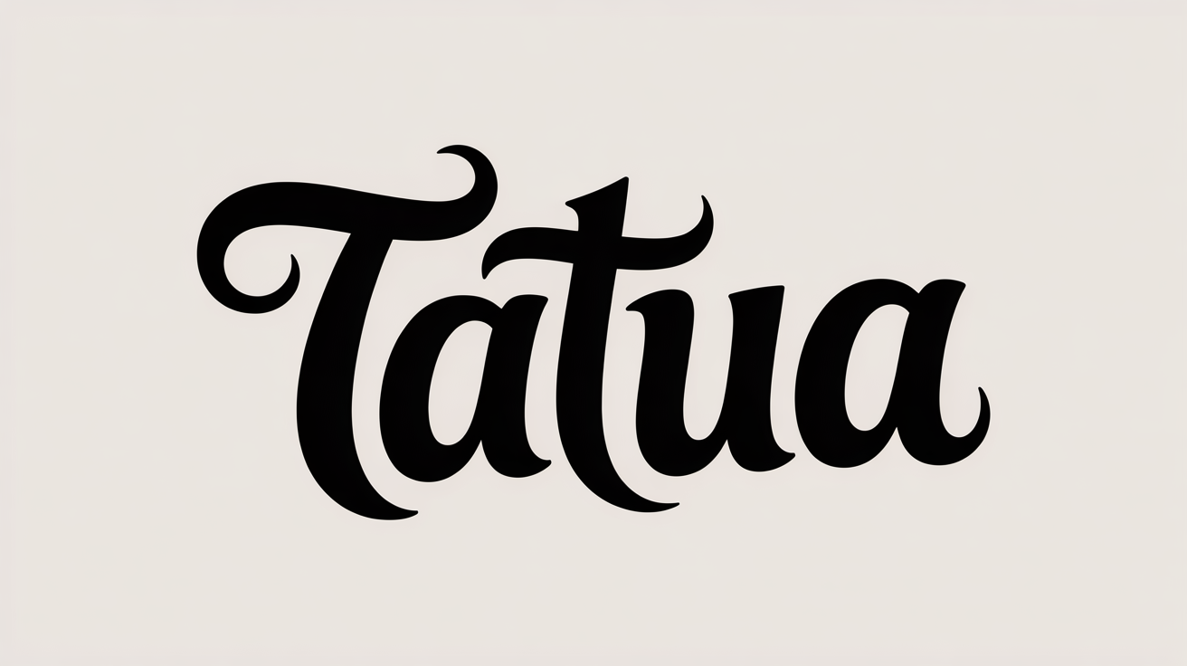 Aperçu de la police de tatouage Bohème