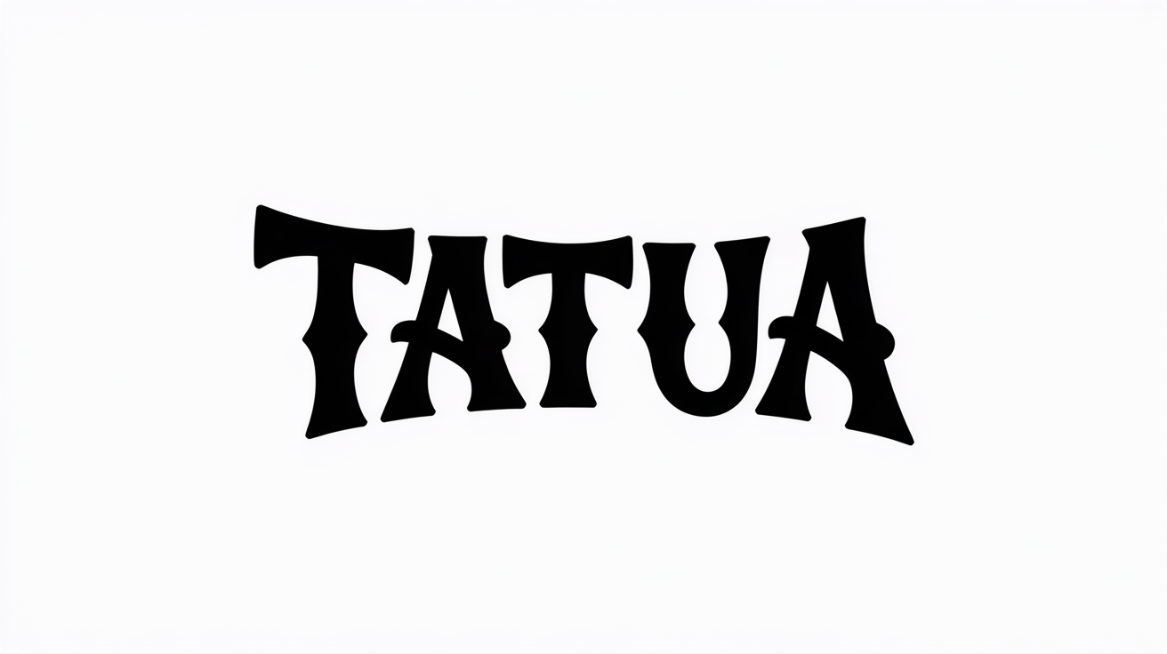 Aperçu de la police de tatouage Borneo Iban