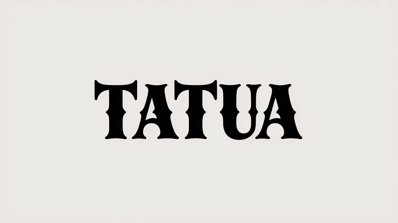 Aperçu de la police de tatouage Bronze