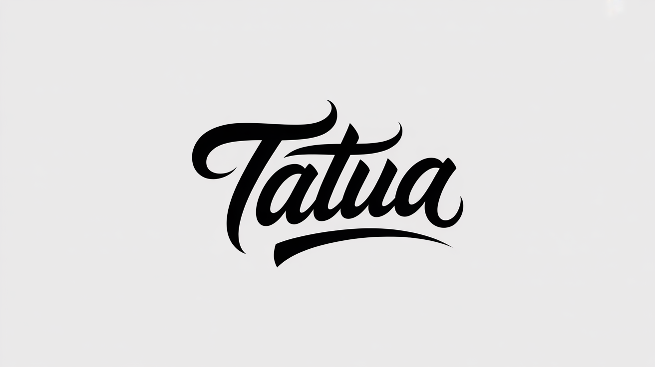 Aperçu de la police de tatouage Caoshu (cursive)