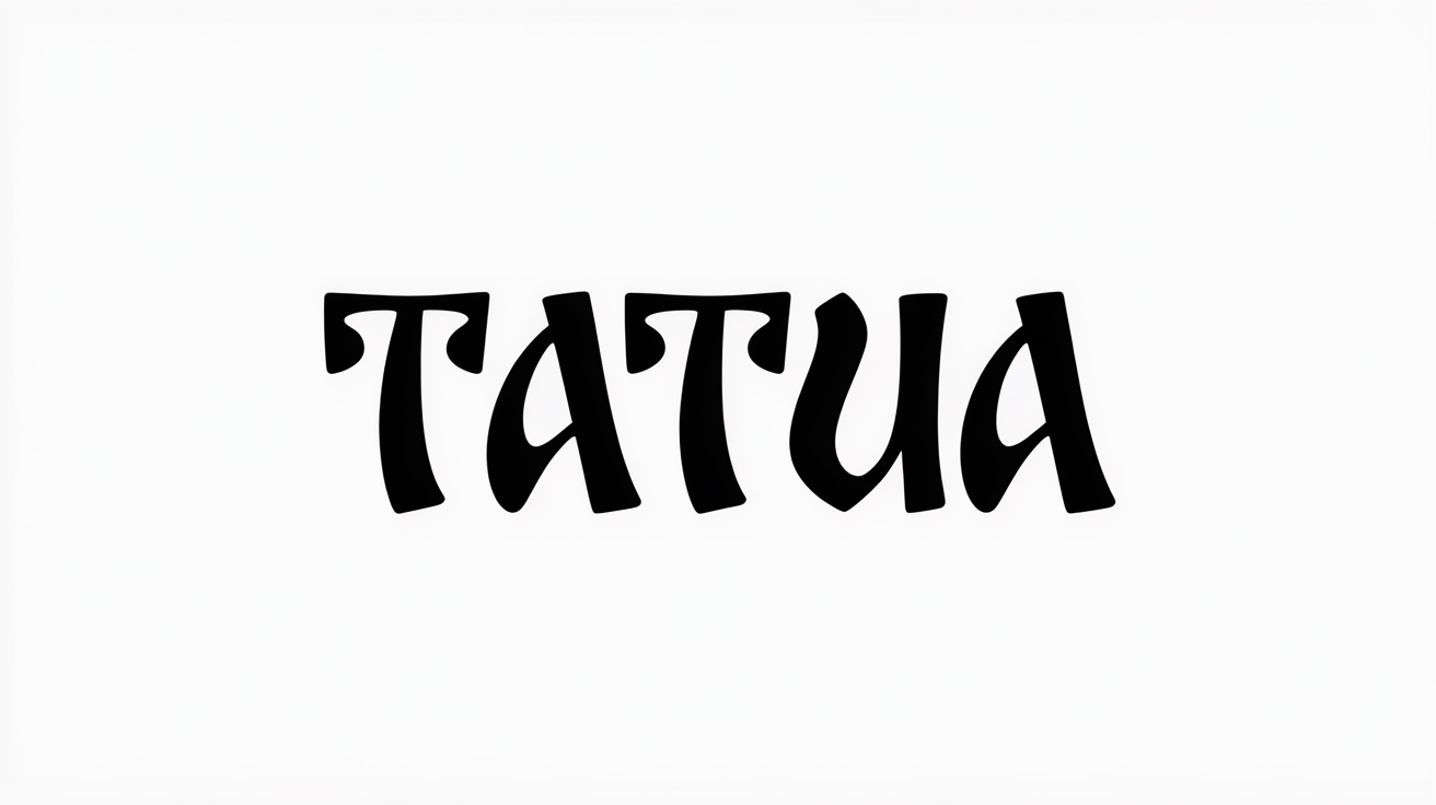 Aperçu de la police de tatouage Cyrillique orthodoxe