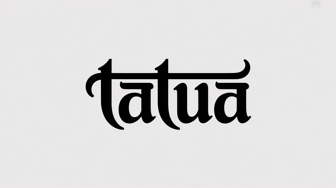 Aperçu de la police de tatouage Devanagari classique