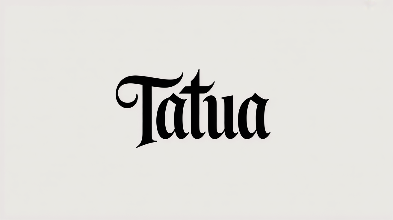 Aperçu de la police de tatouage Ecclésiastique
