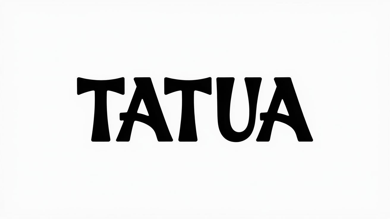 Aperçu de la police de tatouage Hiéroglyphes égyptiens