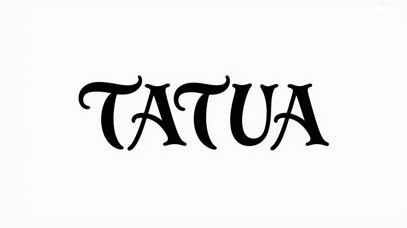 Aperçu de la police de tatouage Énochien