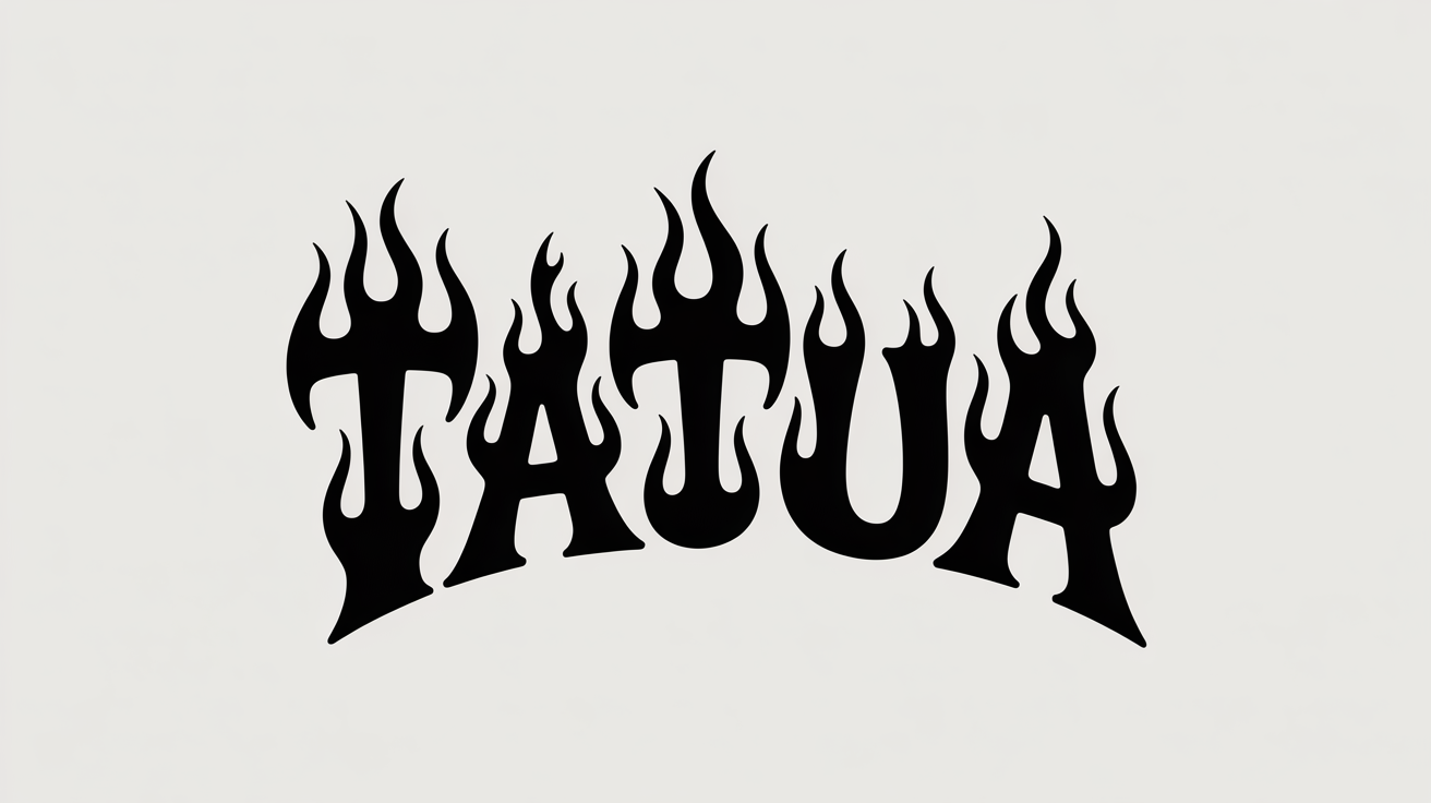 Aperçu de la police de tatouage Fire