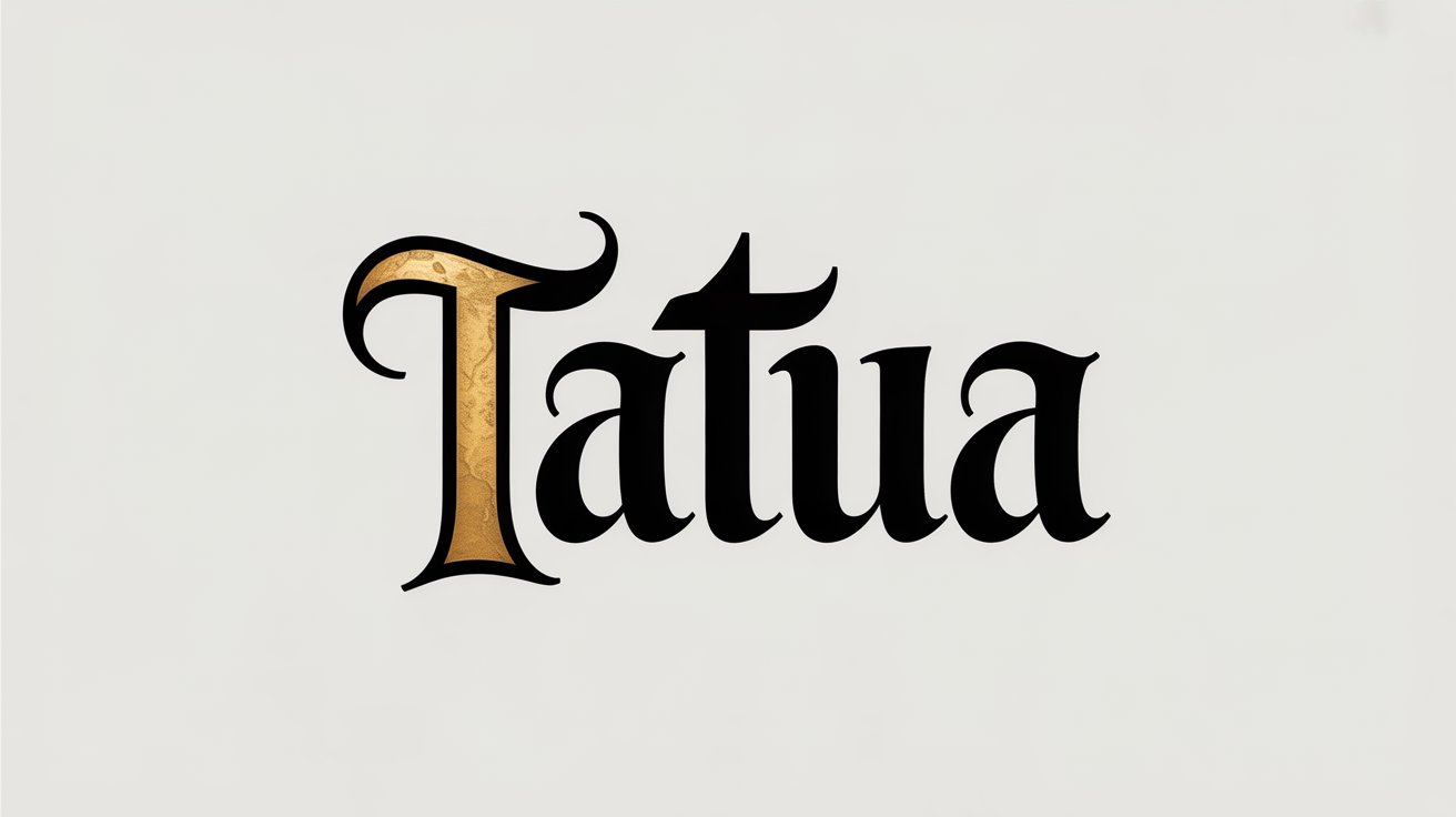 Aperçu de la police de tatouage Lettres enluminées