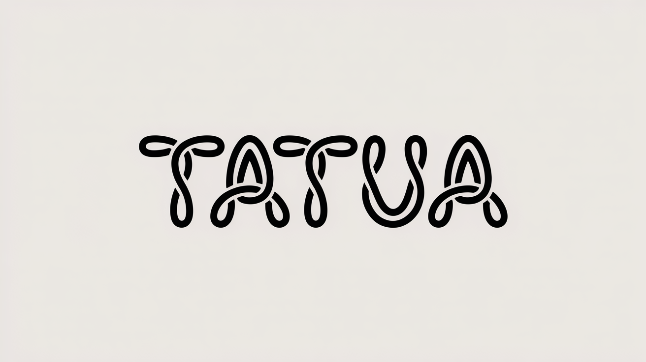 Aperçu de la police de tatouage Inca quipu