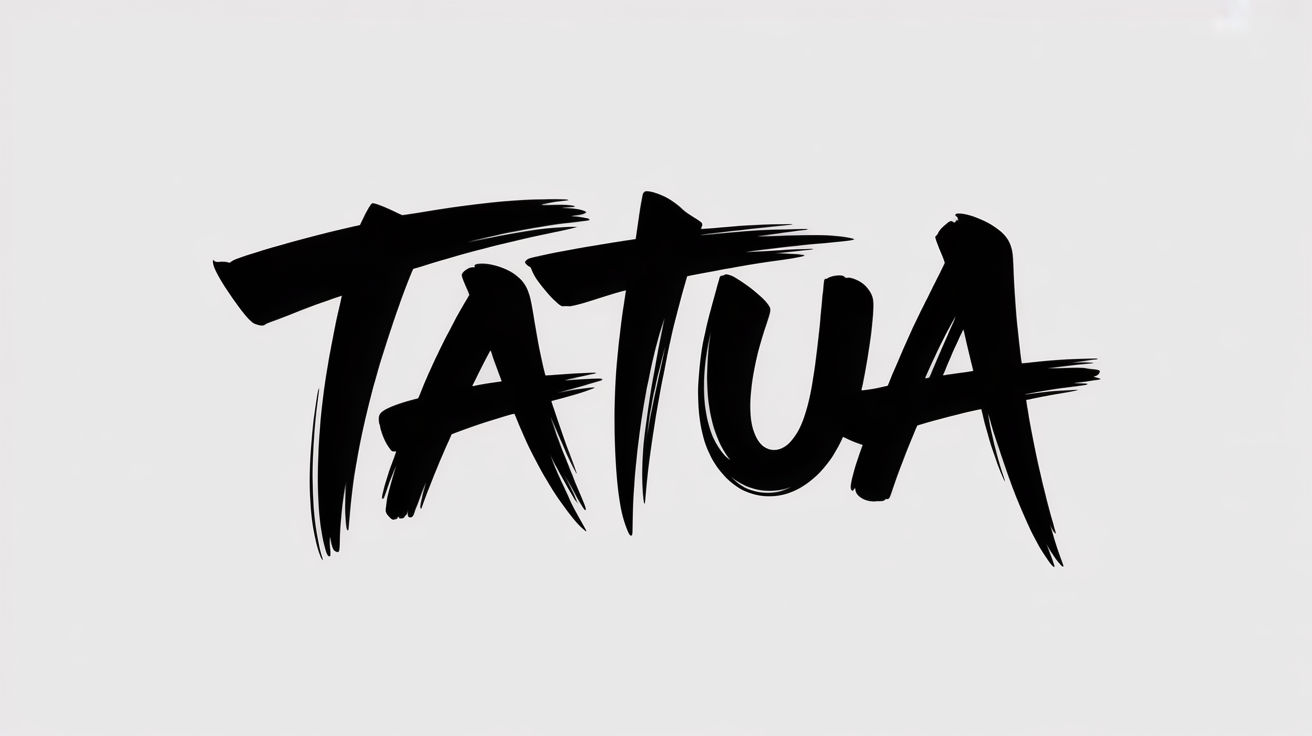 Aperçu de la police de tatouage Kanji bold