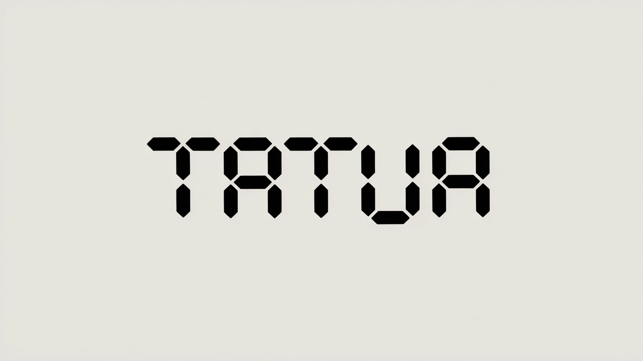 Aperçu de la police de tatouage LED display