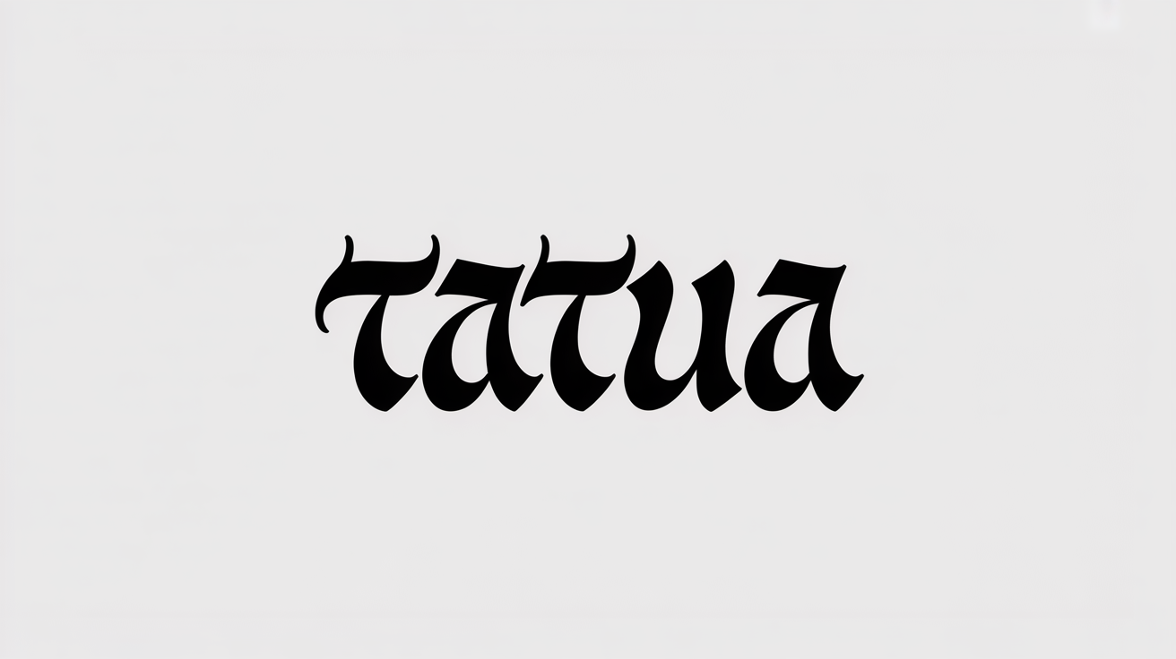Aperçu de la police de tatouage Malachim (angélique)