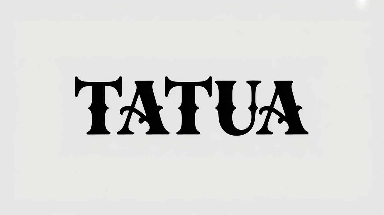 Aperçu de la police de tatouage Méditerranéen