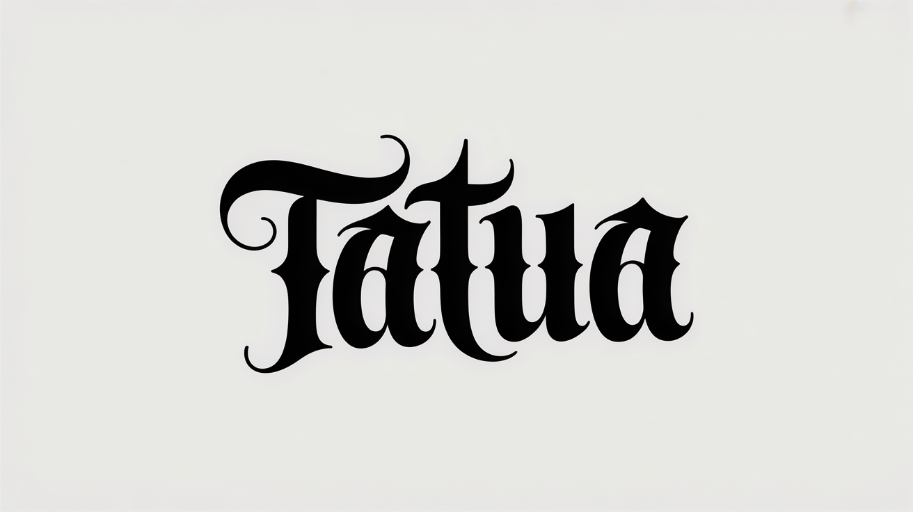 Aperçu de la police de tatouage Old English chicano