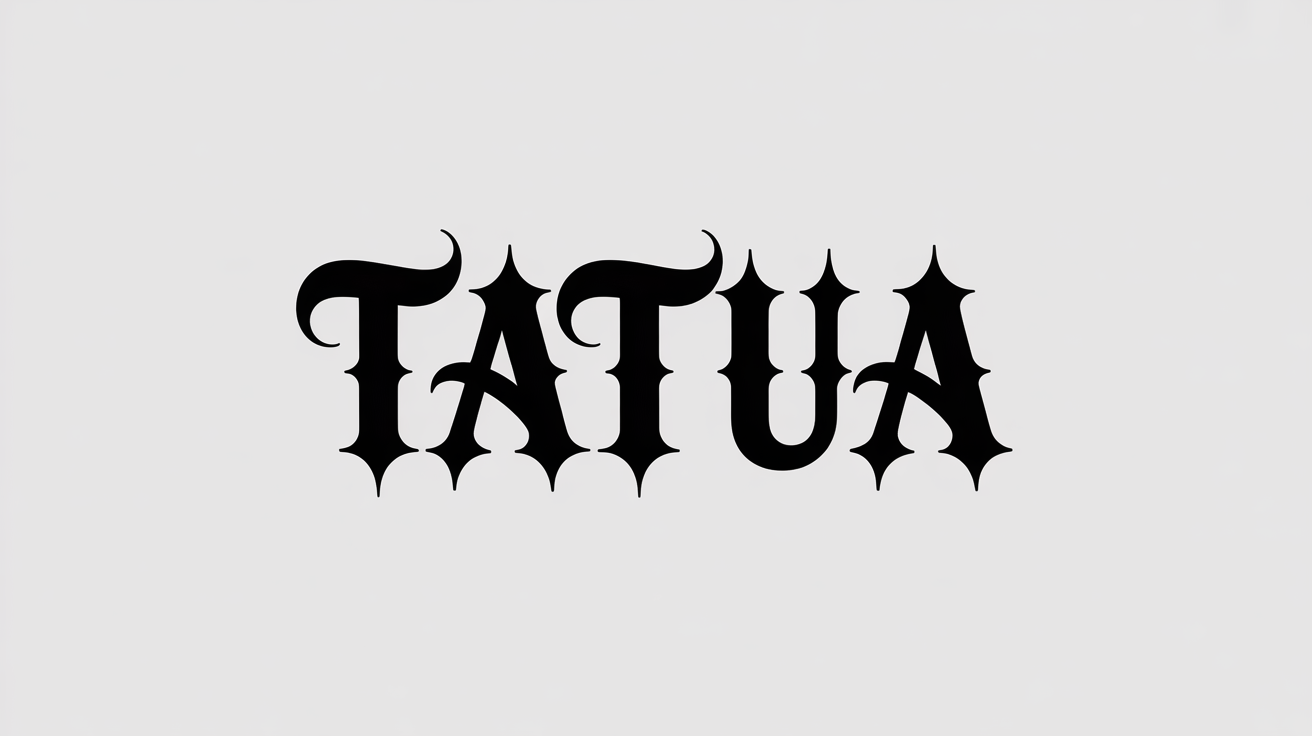 Aperçu de la police de tatouage Prison tattoo