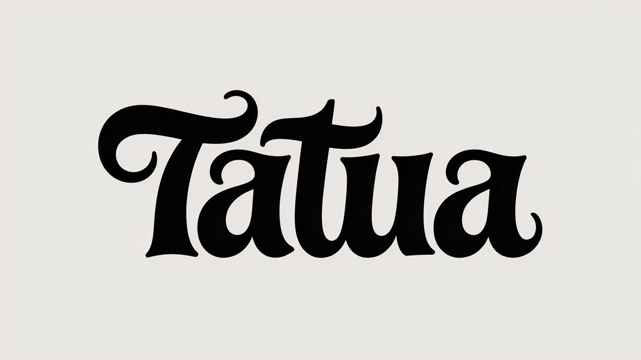 Aperçu de la police de tatouage Folk scandinave