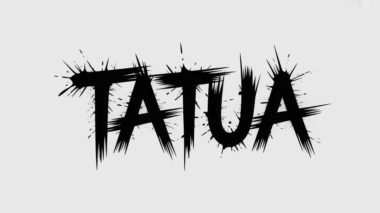 Aperçu de la police de tatouage Splatter