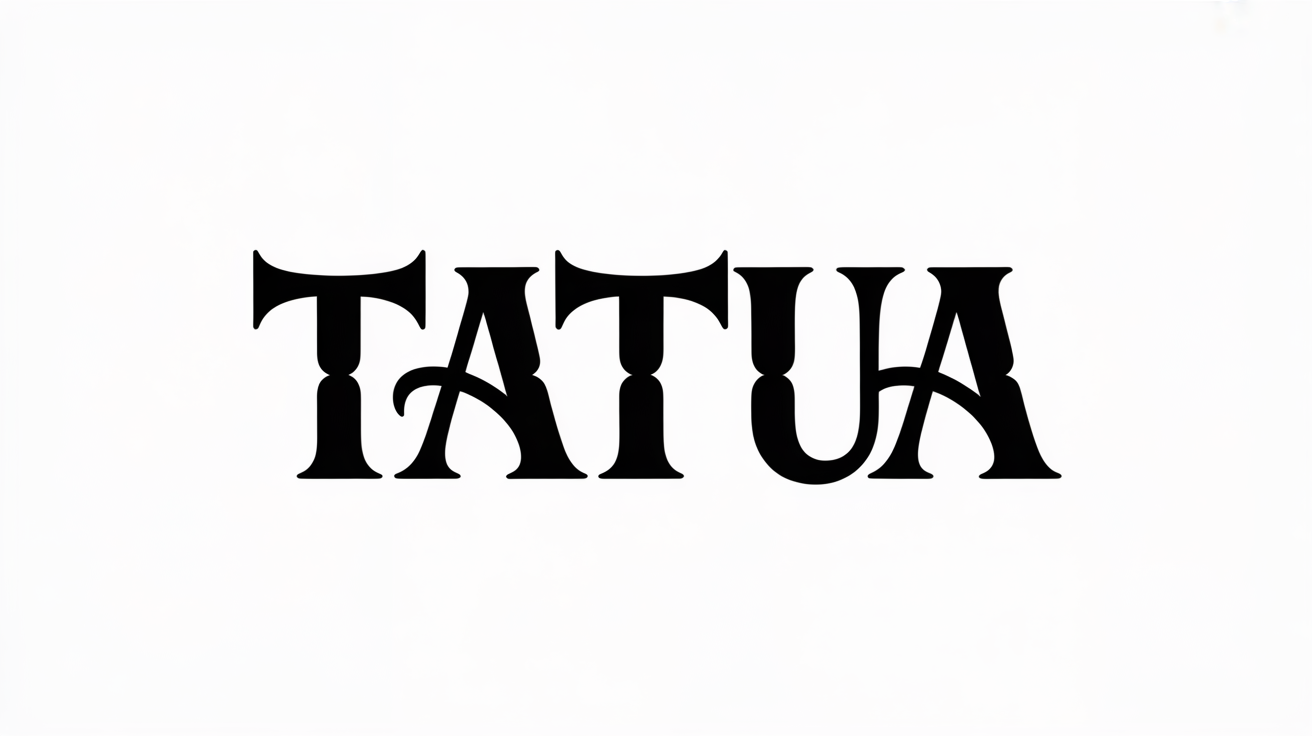 Aperçu de la police de tatouage Théban (sorcière)