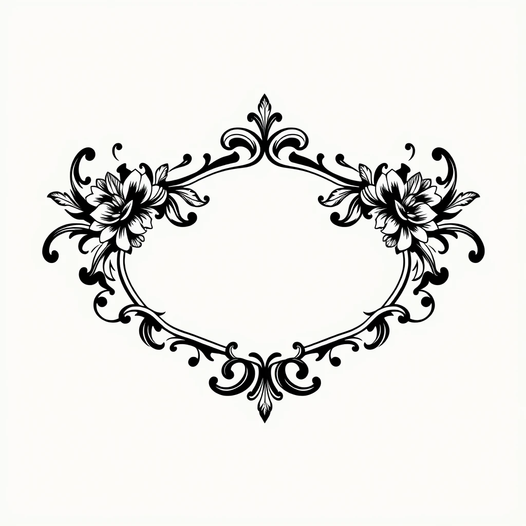 Tatouage prenom en style blackwork