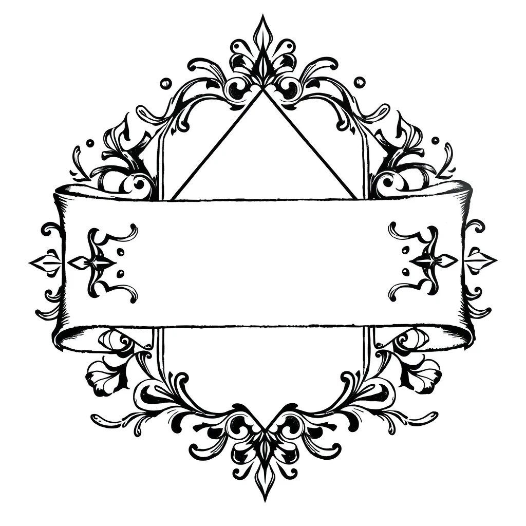 Tatouage prenom en style géométrique